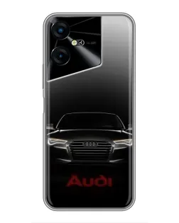 Чехол для TECNO POVA Neo 3 с картинкой «Audi — градиентный контур»