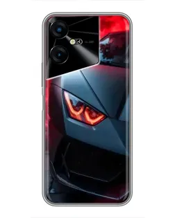 Чехол для TECNO POVA Neo 3 с картинкой «Lamborghini красное сияние» Чехол для TECNO POVA Neo 3 с картинкой «Lamborghini красное сияние»