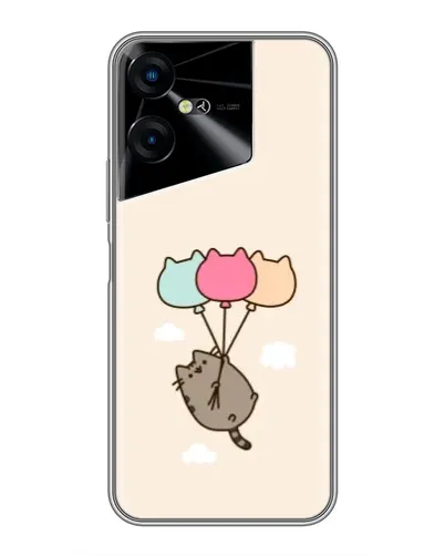 Чехол для TECNO POVA Neo 3 с картинкой «Пушин на шариках»