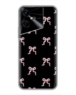 Чехол для TECNO POVA Neo 3 с картинкой «Бант-цветок»