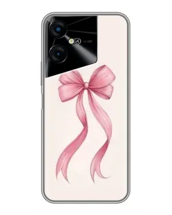 Чехол для TECNO POVA Neo 3 с картинкой «Розовый бант»