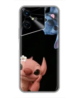 Чехол для TECNO POVA Neo 3 с картинкой «Фиолетовый туман роз»