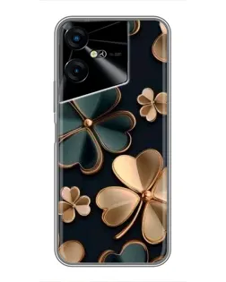 Чехол для TECNO POVA Neo 3 с картинкой «Клевер в золоте» Чехол для TECNO POVA Neo 3 с картинкой «Клевер в золоте»