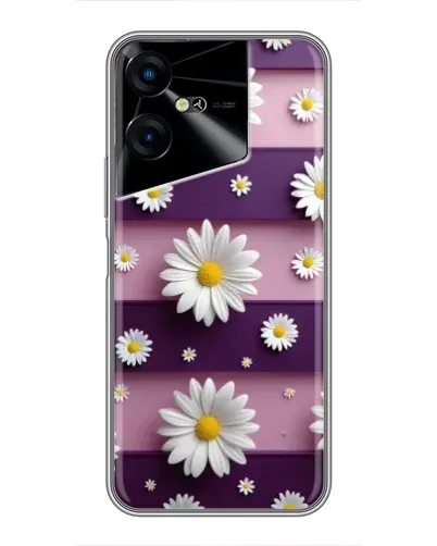 Чехол для TECNO POVA Neo 3 с картинкой «Ромашки на фиолетовом» Чехол для TECNO POVA Neo 3 с картинкой «Ромашки на фиолетовом»