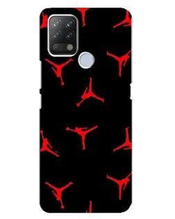 Чохол для TECNO Pova з картинкою «Jordan Red Pattern» Чохол для TECNO Pova з картинкою «Jordan Red Pattern»
