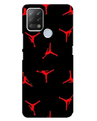 Чохол для TECNO Pova з картинкою «Jordan Red Pattern»