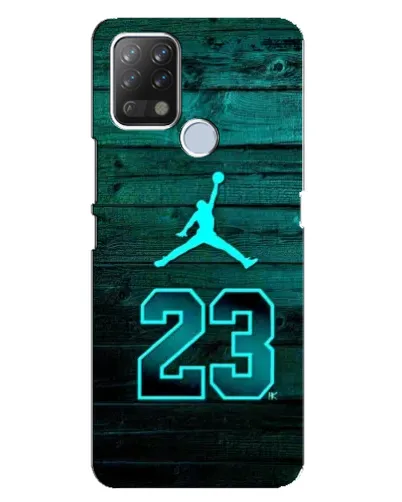 Чохол для TECNO Pova з картинкою «Jordan Cyan 23»