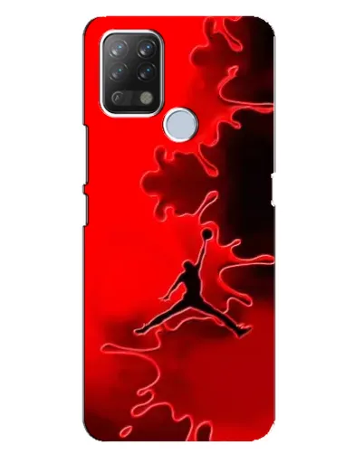 Чохол для TECNO Pova з картинкою «Jordan Red Smoke»