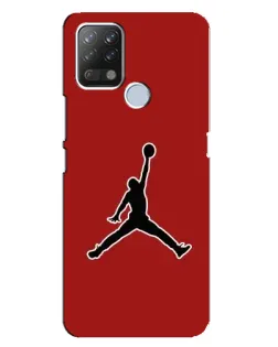 Чохол для TECNO Pova з картинкою «Jordan Red Back»