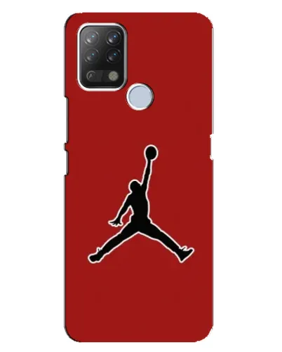 Чохол для TECNO Pova з картинкою «Jordan Red Back»