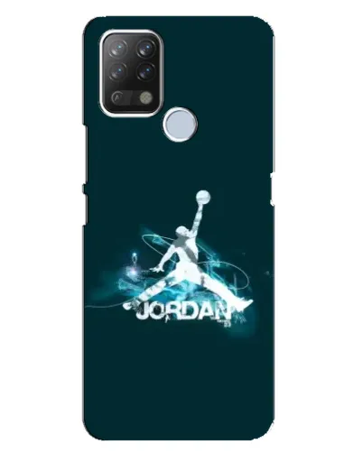 Чохол для TECNO Pova з картинкою «Jordan Blue Fire»