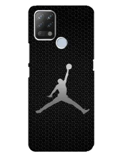 Чохол для TECNO Pova з картинкою «Jordan Dark Carbon»