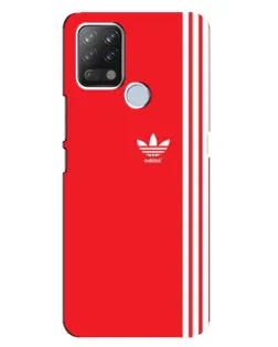 Чохол для TECNO Pova з картинкою «Червоний мінімалізм Adidas»