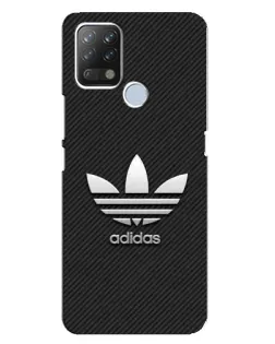 Чохол для TECNO Pova з картинкою «Adidas Карбонова текстура»