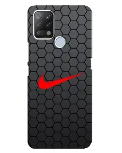 Чохол для TECNO Pova з картинкою «Nike — карбонова сітка» Чохол для TECNO Pova з картинкою «Nike — карбонова сітка»