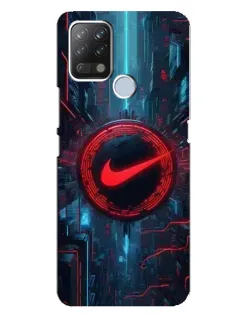 Чехол для TECNO Pova с картинкой «Техногенный стиль Nike»