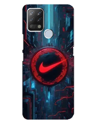 Чехол для TECNO Pova с картинкой «Техногенный стиль Nike»