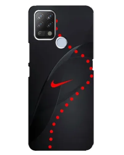Чехол для TECNO Pova с картинкой «Абстрактный дизайн Nike»