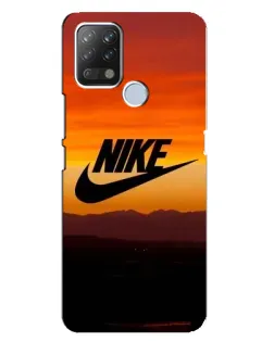 Чехол для TECNO Pova с картинкой «Nike — вечерний горизонт»