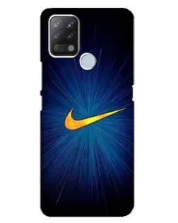 Чохол для TECNO Pova з картинкою «Синій пульс Nike»