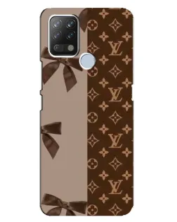 Чехол для TECNO Pova с картинкой «Louis Vuitton — банты»