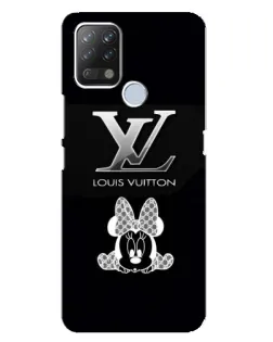 Чехол для TECNO Pova с картинкой «LV и Минни Маус»