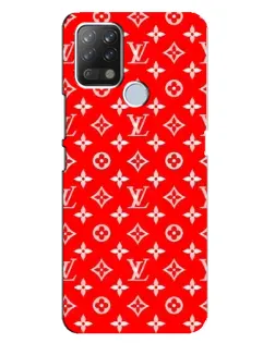 Чехол для TECNO Pova с картинкой «Яркий паттерн LV»