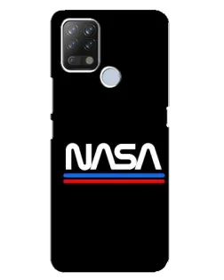 Чохол для TECNO Pova з картинкою «NASA — класика Red Blue» Чохол для TECNO Pova з картинкою «NASA — класика Red Blue»
