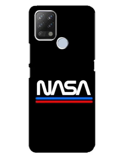 Чохол для TECNO Pova з картинкою «NASA — класика Red Blue» Чохол для TECNO Pova з картинкою «NASA — класика Red Blue»