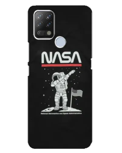 Чохол для TECNO Pova з картинкою «NASA — крокуємо по Місяцю» Чохол для TECNO Pova з картинкою «NASA — крокуємо по Місяцю»