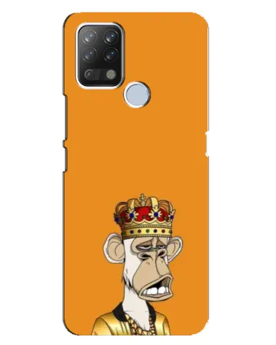 Чехол для TECNO Pova с картинкой «Золотая обезьяна Bored Ape»