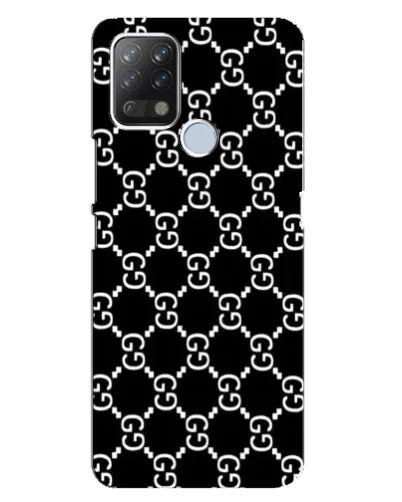 Чехол для TECNO Pova с картинкой «Gucci — сетчатый паттерн»