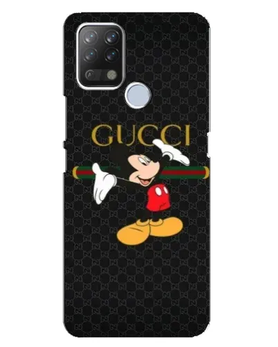 Чехол для TECNO Pova с картинкой «Микки Маус Gucci»