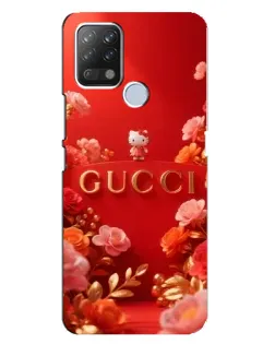 Чехол для TECNO Pova с картинкой «Gucci — золотой сад»
