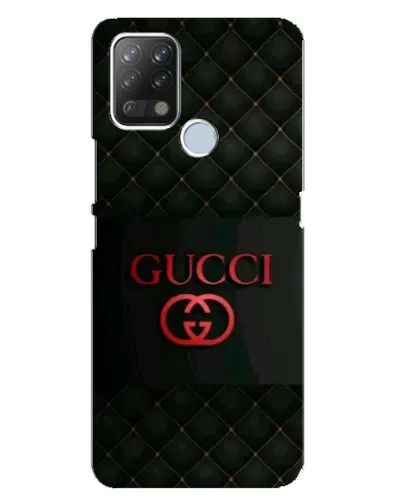 Чехол для TECNO Pova с картинкой «Gucci — стеганый черный»