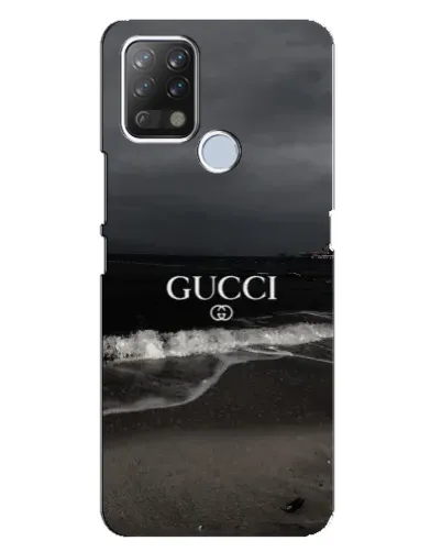 Чехол для TECNO Pova с картинкой «Gucci — морской прибой»