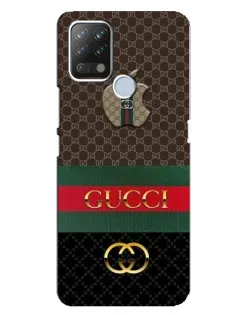 Чехол для TECNO Pova с картинкой «Gucci — брендированный десерт»