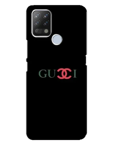 Чехол для TECNO Pova с картинкой «Gucci — красный градиент»