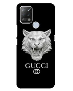 Чохол для TECNO Pova з картинкою «Gucci — срібний лев» Чохол для TECNO Pova з картинкою «Gucci — срібний лев»