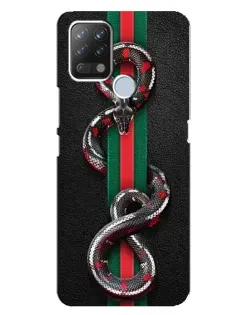 Чохол для TECNO Pova з картинкою «Gucci — змія на смузі» Чохол для TECNO Pova з картинкою «Gucci — змія на смузі»