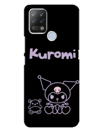 Чехол для TECNO Pova с картинкой «Kuromi — черный минимализм» Чехол для TECNO Pova с картинкой «Kuromi — черный минимализм»