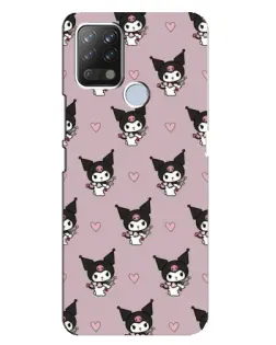 Чехол для TECNO Pova с картинкой «Kuromi — ночной сон»