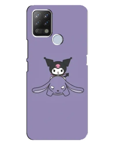 Чехол для TECNO Pova с картинкой «Kuromi на лиловом фоне» Чехол для TECNO Pova с картинкой «Kuromi на лиловом фоне»