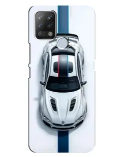 Чехол для TECNO Pova с картинкой «Вид сверху — BMW M»