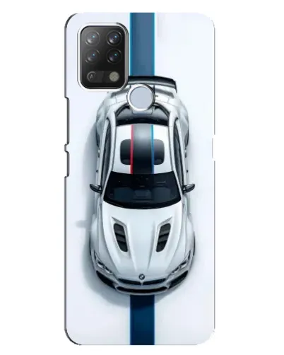 Чехол для TECNO Pova с картинкой «Вид сверху — BMW M»