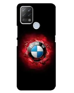 Чехол для TECNO Pova с картинкой «Логотип BMW — вспышка»