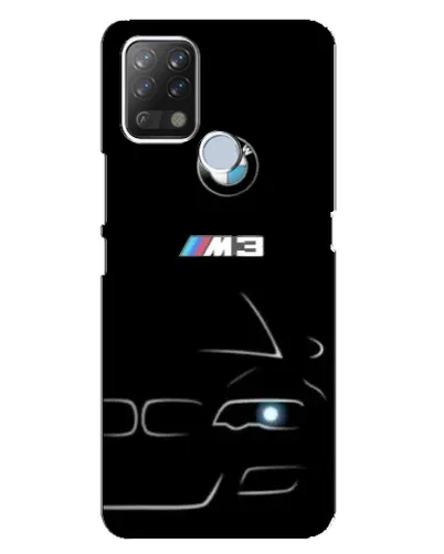 Чехол для TECNO Pova с картинкой «Минималистичный принт BMW M3»
