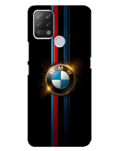 Чехол для TECNO Pova с картинкой «BMW M-Power неон»