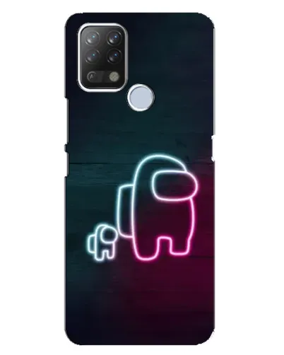 Чохол для TECNO Pova з картинкою «Among Us неон-арт» Чохол для TECNO Pova з картинкою «Among Us неон-арт»