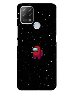 Чохол для TECNO Pova з картинкою «Червоний Among Us»